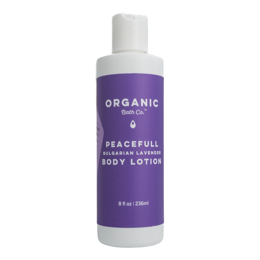 Organic Bath Co. - Peacefull Body Lotion (Bulgarian Lavender) - 8oz