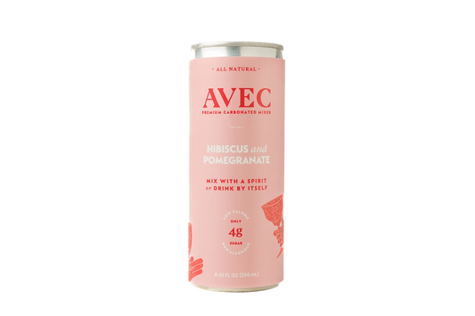 AVEC Hibiscus & Pomegranate — Natural Sparkling Drink