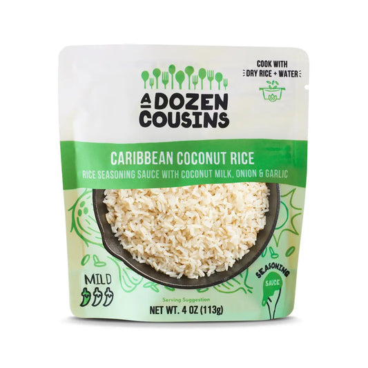 A Dozen Cousins Caribbean Coconut Rice Seasoning Sauce - 4oz
