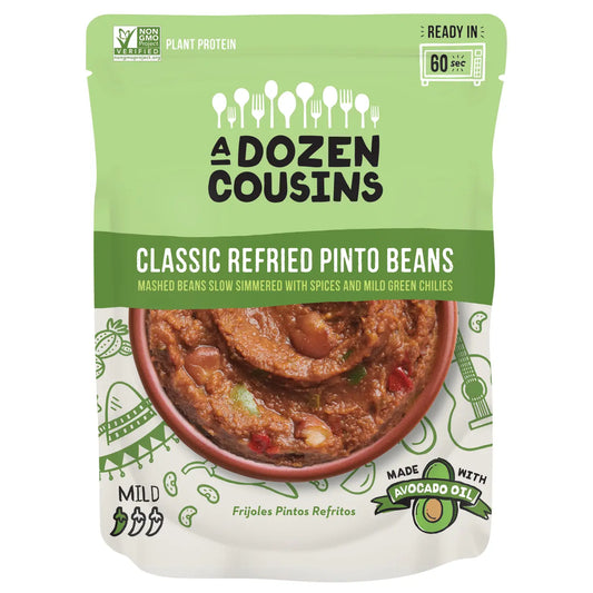 A Dozen Cousins Refried Pinto Beans - 10oz