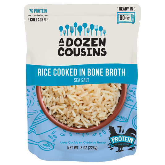 A Dozen Cousins  Sea Salt Bone Broth Rice - 8oz